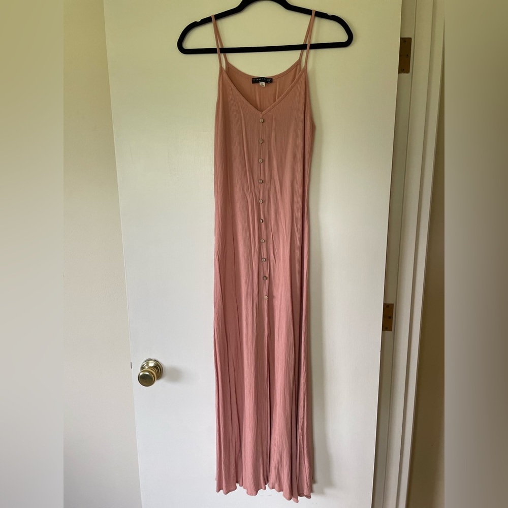 Dusty Rose Midi Summer Dress